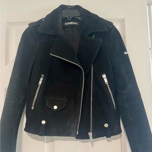 New Suede fitted jacket by Superdry